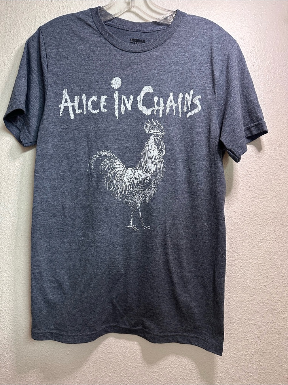 Alice In Chains Graphic Tee — Heather Navy Short Sleeve Small
